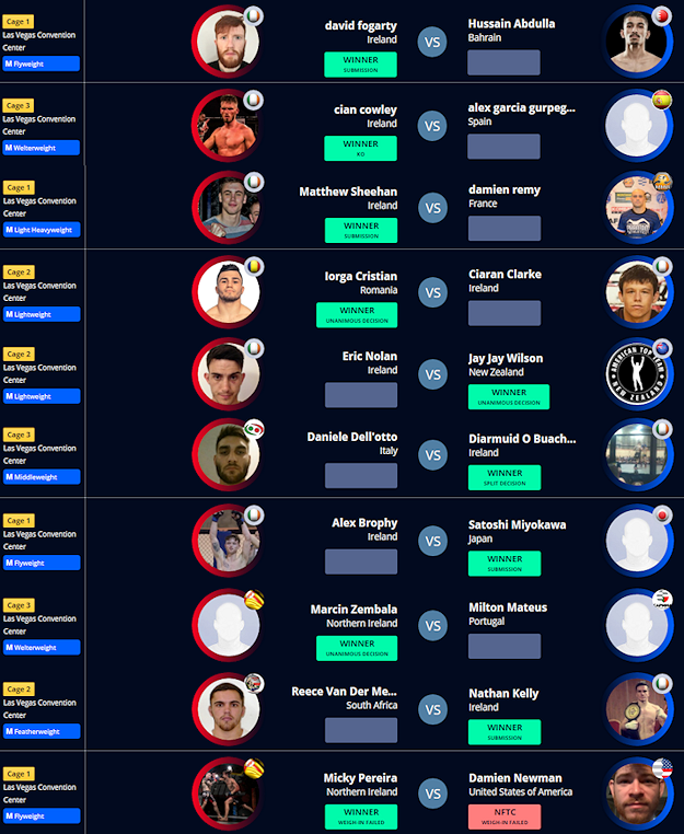 immaf2016day1results