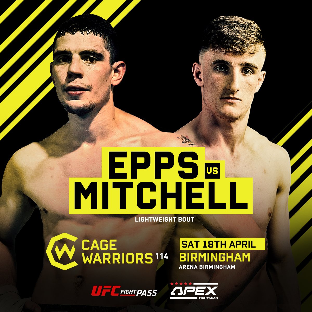 MMA Cork's John Mitchell and Jack Maguire Added to Cage Warriors Birmingham