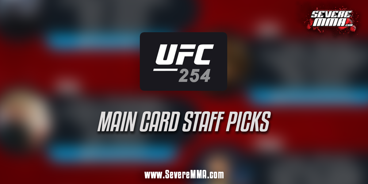 UFC 254 - Severe MMA Staff Predictions