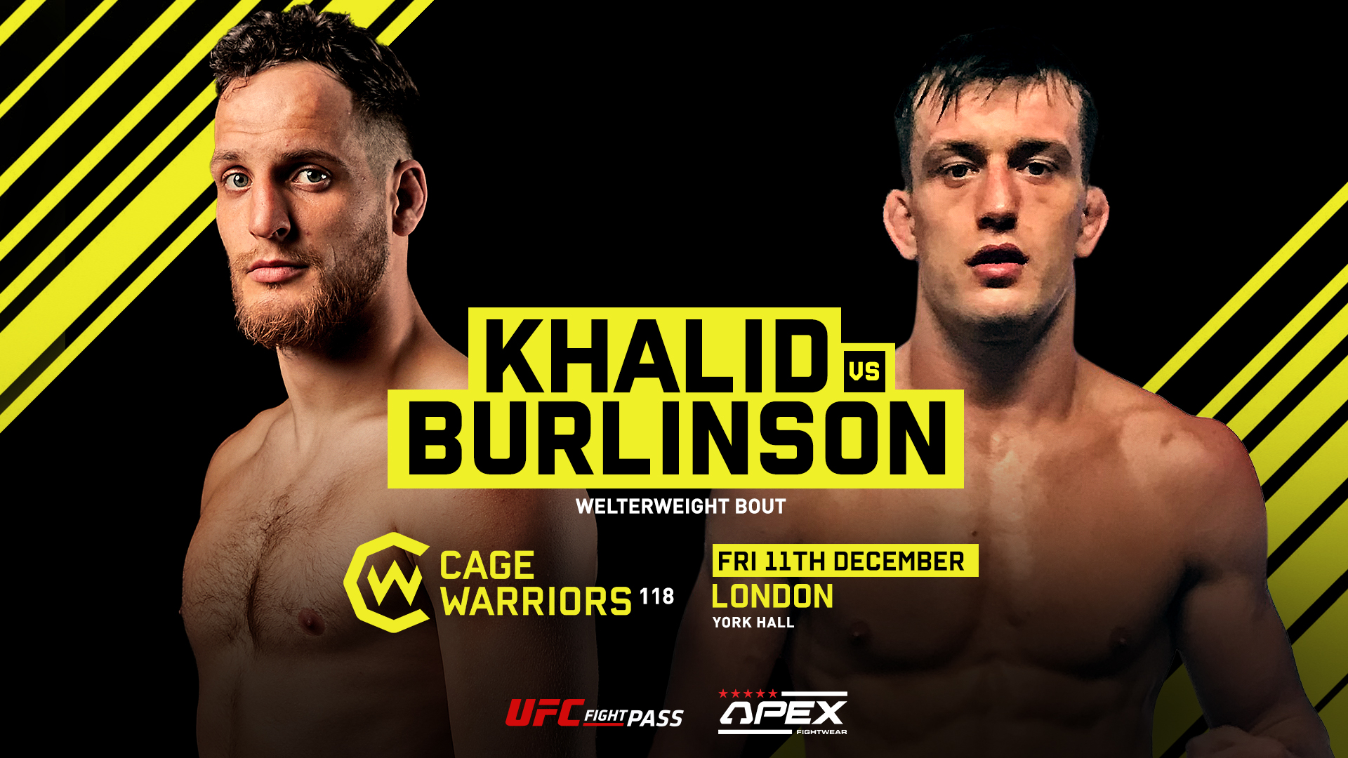 BREAKING: Aaron Khalid vs Justin Burlinson Added To Cage Warriors 118 ...