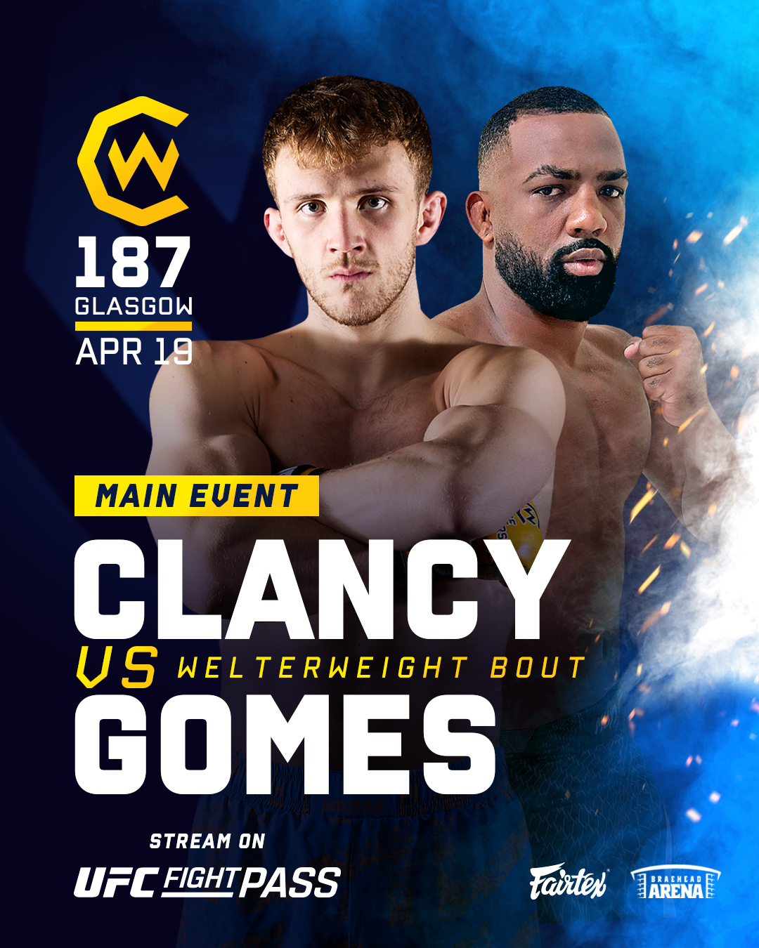 Cage Warriors 187 Preview: Clancy Jr. v Gomes