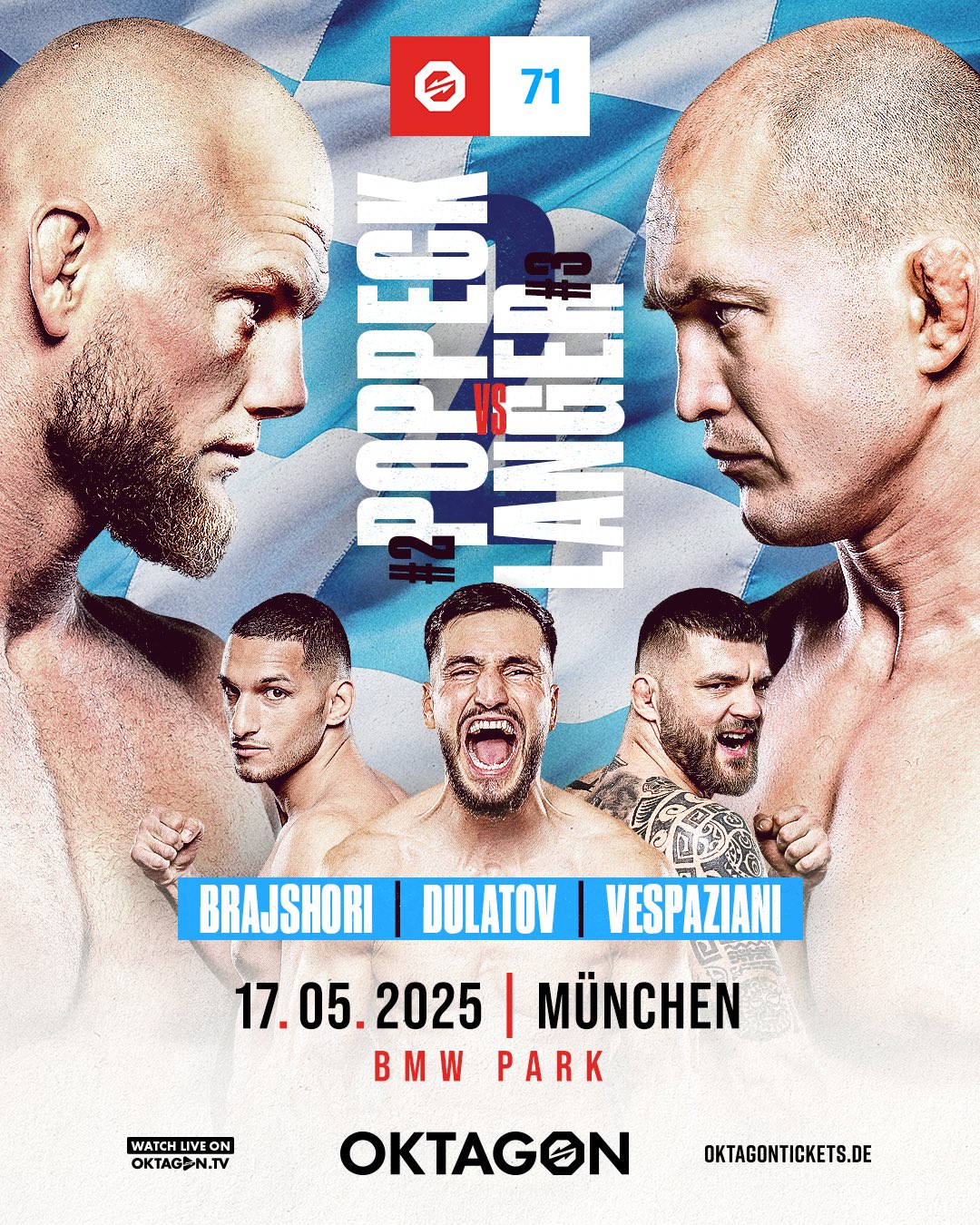 Oktagon 71 Preview: Poppeck v Langer, Frimpong and Rock return