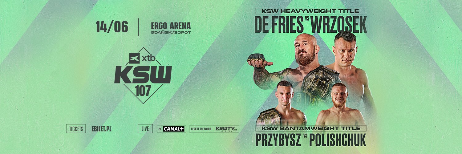 KSW 107 Preview: De Fries v Wrzosek, Przybysz Defends