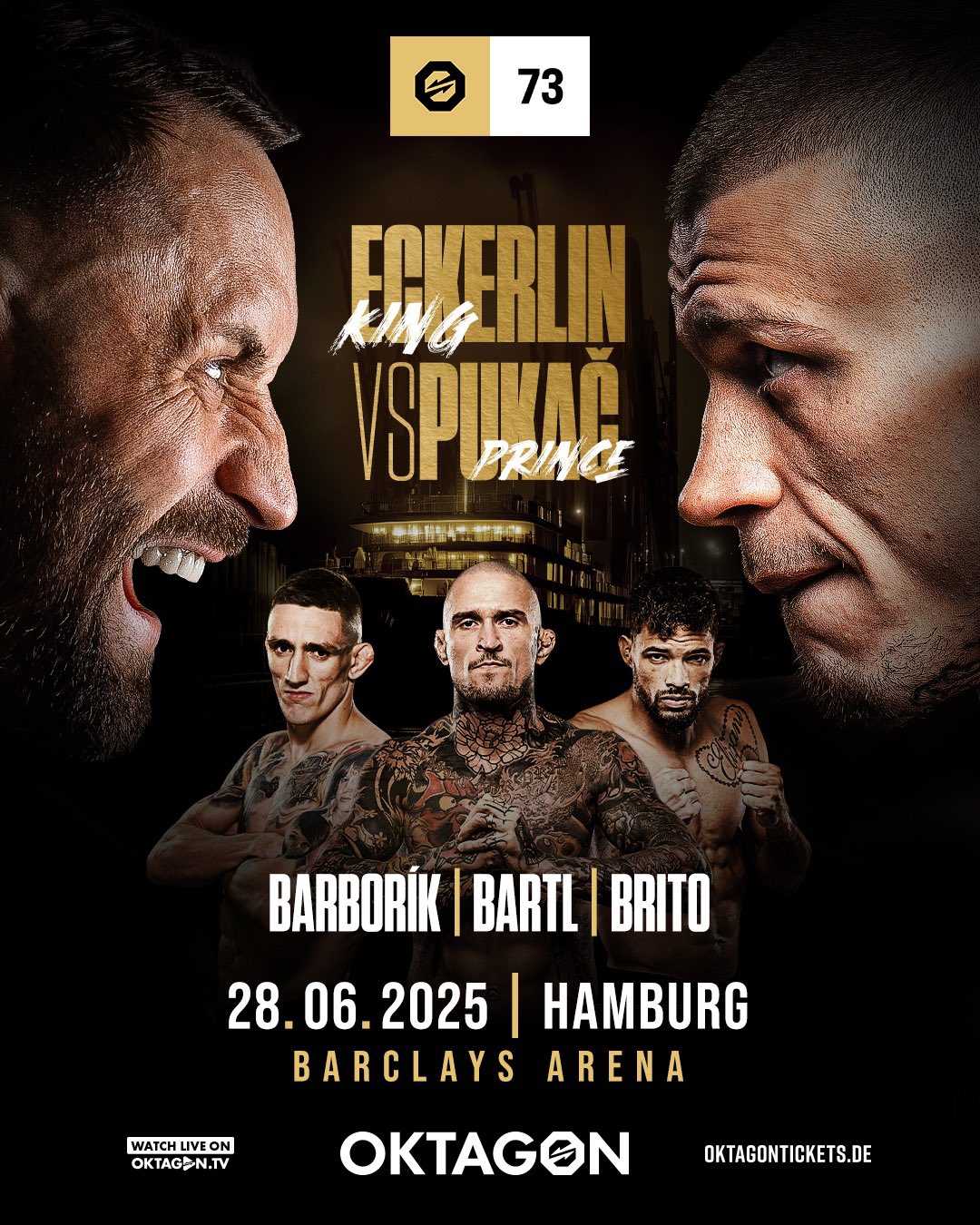 Oktagon 73 Preview: Eckerlin v Pukač, Richie Smullen returns